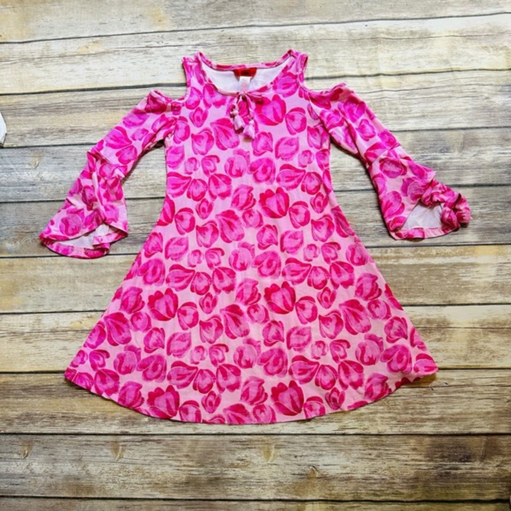 Girls soft & comfy pink dress! Size 7/8
